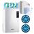 Dezumidificator, display LED, detector de nivel de apa, mod Peltier, capacitate 700 ml/ 24h, capacitate rezervor apa 2200 ml, 90 W, lampa UV si filtru TiO2, cu maner, alb - 4- Roveli