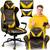 Scaun gaming DacEnergy, design modern, ergonomic, cotiere rezistente, perna lombara conturata, roti cauciucate, inaltimea si spatarul reglabil, 123x64,5 cm, negru si galben - 2- Roveli