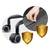 Scaun de birou DacEnergy, din material, baza metalica, 2 perne, inaltime reglabila, functia de balansare SoftSwing, ergonomic, gri - 3- Roveli