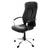 Scaun birou directorial DacEnergy©, rotativ, reglabil pe inaltime, structura metal cromat, dimensiune 129x61x72cm, tapiterie din imitatie de piele, culoare negru - 3- Roveli
