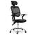 Scaun de birou DacEnergy©, realizat din microplasa, baza cromata cu cinci roti, ergonomic, functia de balansare SoftSwing, inaltime reglabila, tetiera reglabila, negru - 6- Roveli