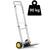 Carucior transport marfa, cadru din otel galvanizat, platforma inferioara durabila, 2 roti, reglare convenabila a inaltimii 75-108 cm, capacitate de incarcare pana la 90 kg, argintiu - 10- Roveli