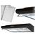 Hota de bucatarie, traditionala, control mecanic, butoane, iluminare LED, 3 viteze, 205 mc/h, 50 cm, 39 W, negru si argintiu - 3- Roveli