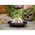 ​Semineu exterior, otel brut, rotund, lucrat manual, 70 x 20 cm - 3- Roveli