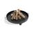 Semineu exterior, otel brut, rotund, lucrat manual, 80 x 20 cm - 3- Roveli