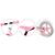 Bicicleta de echilibru pentru copii, cadru durabil, sa din spuma, manere cauciucate, inaltimea scaunului reglabila, roti de spuma EVA, 12 inchi, roz - 3- Roveli