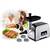 Masina de tocat carne electrica, melc din otel puternic, 3 site, functia de revers, atasament kebbe, 450 W/1200 W, 230 V, argintiu - 4- Roveli