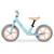 Bicicleta de echilibru pentru copii, cadru durabil, sa din spuma, manere cauciucate, inaltimea scaunului reglabila, roti de spuma EVA, 12 inchi, albastru deschis - 8- Roveli