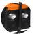 ​Carucior de transport, material cadru din otel, pliabil, buzunare practice, capacitate de incarcare pana la 90 kg, 78,5 x 55 x 48 cm, negru si portocaliu - 10- Roveli