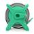 ​Tambur pentru furtun , din plastic si metal, portabil,montarea pe perete, 30 m furtun, 13 mm, cuple, verde - 2- Roveli