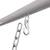 ​Leagan copii, cu balansoar, structura metalica, rezistent la rugina, sistem de ancorare, gri, 236 x 235 x 200 cm - 3- Roveli