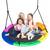 ​Leagan cuib , cadru otel, poliester Oxford 600D, forma rotunda, cu perna confortabila, greutate maxima 150 kg, 110 cm, multicolor - 4- Roveli