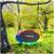 ​Leagan cuib , cadru otel, poliester Oxford 600D, forma rotunda, cu perna confortabila, greutate maxima 150 kg, 110 cm, multicolor - 8- Roveli