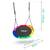 ​Leagan cuib , cadru otel, poliester Oxford 600D, forma rotunda, cu perna confortabila, greutate maxima 150 kg, 95cm, multicolor - 9- Roveli
