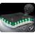 Leagan cuib, cadru otel, 100 % poliester, scaun confortabil, forma rotunda, franghii puternice, 100 cm, verde - 2- Roveli
