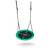 Leagan cuib, cadru otel, 100 % poliester, scaun confortabil, forma rotunda, franghii puternice, 100 cm, verde - 6- Roveli