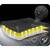 Leagan cuib, cadru otel, 100 % poliester, scaun confortabil, forma rotunda, franghii puternice, 100 cm, galben - 4- Roveli