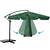 Umbrela de gradina, realizata din poliester 180 g/m2, pliabila, reglarea unghiului de inclinare si a inaltimii, diametru 350 cm, 8 segmente, cu husa, verde - 4- Roveli