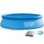 ​Piscina, realizata din material PVC durabil cu 3 straturi, capacitate 1942 l, kit de reparare, 244 x 61 cm, albastra - - Roveli