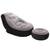 ​Sezlong gonflabil Intex, fabricat din PVC, impermeabil, usor de curatat, 130 x 99 x 76 cm, 1 persoana, gri - - Roveli