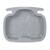 ​Curatator de picioare pentru piscina Intex, se conecteaza la scarile Intex, antiderapant, 56 x 49 x 9 cm, gri - - Roveli