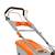 ​Masina de tuns iarba Ruris Expert, pe benzina, motor in 4 timpi de 4.6 CP, 3.4 kW, colectare, evacuare in spate, evacuare laterala si mulching, cu autopropulsie, latime de taiere 51 cm, 60 l - 2- Roveli