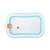 ​Piscina gonflabila Bestway, confectionata din vinil, capacitate 636 l, un cos de baschet si o minge, forma dreptunghiulara, 251 x 168 x 102 cm, albastru si alb - 3- Roveli