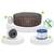 ​Piscina gonflabila, jacuzzi, Lay-Z Bali Brown Bestway, pompa de filtrare incorporata, prelata, 7 persoane, apa incalzita la 40°, sistem inovator AirJet™, panou de control si aplicatie, 1260 l, 216 x 216 x 71 cm - 3- Roveli