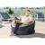 ​Fotoliu gonflabil Intex, confectionat din vinil, 1 persoana, camping/ piscina, 112 x 109 x 69 cm, gri si verde - 3- Roveli