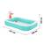 ​Piscina gonflabila Bestway, confectionata din vinil, capacitate 636 l, un cos de baschet si o minge, forma dreptunghiulara, 251 x 168 x 102 cm, albastru si alb - 5- Roveli