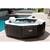 ​Piscina gonflabila cu hidromasaj Intex, jacuzzi, pompa de filtrare incorporata, 6 persoane, 2 tetiere, cu aplicatie, panou de control, apa incalzita pana la 40°, prelata si folie, 1098 litri, 218 x 71 cm - 5- Roveli