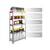 ​Set raft metalic, realizat din MDF si profile zincate, 5 polite, capacitatea 175 kg polita, 875 kg total, 180 x 90 x 40 cm, gri, 2 bucati - 6- Roveli