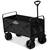 Carucior de transport, material cadru din otel, roti pivotante la 360º, pliabil, buzunare practice, capacitate de incarcare pana la 120 kg, 90 x 50 x 61 cm, negru - 11- Roveli