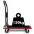 Carucior platforma transport marfa, cadru din otel, capacitate de incarcare pana la 150 kg, maner ergonomic pliabil, 72 x 83 x 43 cm, negru si rosu - 5- Roveli