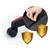 Scaun gaming, piele ecologica durabila, design modern, roti duble, solide din cauciuc nailon, cu doua perne, inaltime totala maxima 123 cm, negru si rosu - 6- Roveli