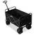 Carucior de transport, material cadru din otel, roti pivotante la 360º, pliabil, buzunare practice, capacitate de incarcare pana la 120 kg, 90 x 50 x 61 cm, negru - 7- Roveli