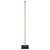 ​Lampadar LED, structura din metal, abajur din plastic, LED incorporat cu o putere de 23.5W, 520 lm, lumina calda, 1130 x 180 mm, IP20, negru mat si aspect lemn - - Roveli