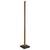 ​Lampadar LED, structura din metal, abajur din plastic, LED incorporat cu o putere de 23.5W, 520 lm, lumina calda, 1130 x 180 mm, IP20, negru mat si aspect lemn - 2- Roveli