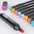 ​Set 36 markere duble DacEnergy©, cerneala pe baza de alcool, cu varf de 1 mm si 6 mm, cu geanta, nuante vibrante, intense, colorate - 2- Roveli