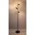 ​Lampadar, structura metalica, forma inspirata de ramurile unui copac, E14, 3 surse de lumina, 1500 x 230 mm, finisaj negru combinat cu sticla fumurie - 6- Roveli