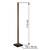 ​Lampadar LED, structura din metal, abajur din plastic, LED incorporat cu o putere de 23.5W, 520 lm, lumina calda, 1130 x 180 mm, IP20, negru mat si aspect lemn - 8- Roveli