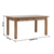 Masă extensibilă pentru dining, stejar lefkas închis, 160-203x90 cm, MONTANA STW - 2- Roveli