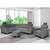 Taburet, material textil Matrix 17 gri, SANTIAGO - 3- Roveli