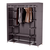 Organizator de garderobă, material textil/metal, maro, METIN VNW15 - - Roveli