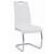 Scaun dining, alb/cusătură culoare deschisă, ABIRA NEW - - Roveli