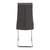 Scaun bucătărie, material textil gri deschis/piele ecologică gri/crom, SALOMA NEW - 8- Roveli