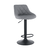 Scaun bar, material textil gri/negru, TERKAN - - Roveli