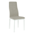 Scaun, textil bej/metal alb, COLETA NOVA - - Roveli