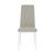 Scaun, textil bej/metal alb, COLETA NOVA - 4- Roveli