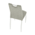 Scaun bucătărie, material textil bej/crom, OLIVA NEW - 2- Roveli